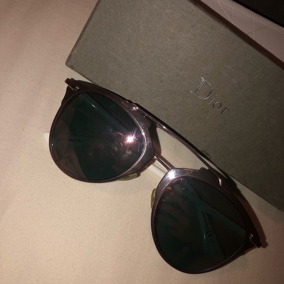 Dior Pink Reflective Glasses - Picture 4 of 7